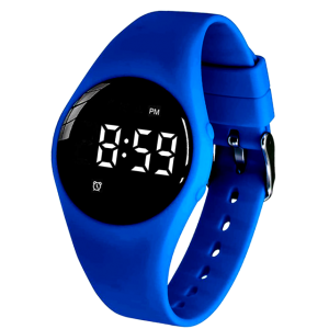 Montre vibrante digital O15 - Bleu